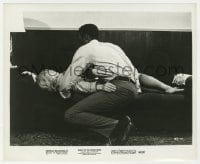 7h678 NIGHT OF THE LIVING DEAD 8.25x10 still 1968 Duane Jones helps Judith O'Dea laying on couch!