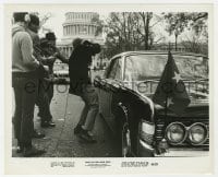 7h682 NIGHT OF THE LIVING DEAD 8x10 still 1968 George Romero zombie classic, Washington reporters