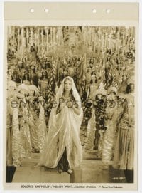 7h686 NOAH'S ARK 8x11 key book still 1929 Dolores Costello in front of huge crowd, Michael Curtiz!