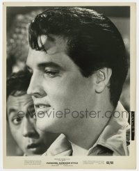 7h711 PARADISE - HAWAIIAN STYLE 8x10 still 1966 best super close portrait of Elvis Presley!
