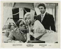 7h742 PRODUCERS 8.25x10 still 1967 Gene Wilder watches Zero Mostel & sexy Lee Meredith with cigars!