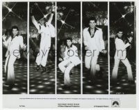 7h810 SATURDAY NIGHT FEVER 8x10 still 1977 best montage of 5 images of disco dancer John Travolta!