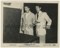 7h811 SCARED STIFF 8x10 still 1953 Dean Martin & Jerry Lewis are terrified when opening trunk!