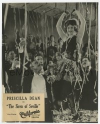 7h831 SIREN OF SEVILLE 7.5x9.5 still 1924 crowd toasts happy Priscilla Dean at fancy party!