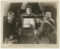 7h843 SON OF FRANKENSTEIN 8.25x10 still R1948 Basil Rathbone X-rays monster Boris Karloff, Lugosi!