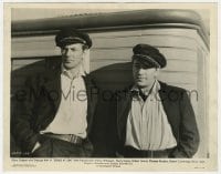 7h847 SOULS AT SEA 8x10.25 still 1937 great close portrait of sailors Gary Cooper & George Raft!