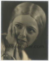 7h873 SUNRISE deluxe 8x10 still 1927 directed by F.W. Murnau, c/u of worried wife Janet Gaynor!