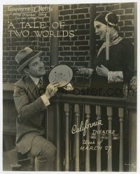 7h883 TALE OF 2 WORLDS 7.5x9.25 still 1921 Leatrice Joy is raised by Chinese & thinks she's Chinese!