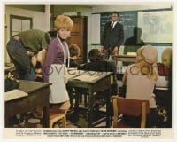 7h041 TO SIR, WITH LOVE color 8x10 still 1967 teacher Sidney Poitier watching Lulu  & kids in class!