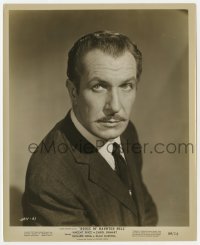 7h946 VINCENT PRICE 8x10 still 1959 great head & shoulders portrait from House on Haunted Hill!