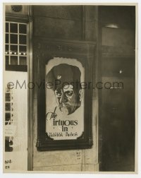 7h952 VIRTUOUS SIN 7.75x9.75 still 1930 framed local theater poster of Walter Houston outside!