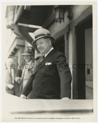 7h956 W.C. FIELDS 8x10 still 1935 great close up of the comedian smiling outdoors at Paramount!