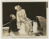 7h962 WE'RE NOT DRESSING 8.25x10 still 1934 Bing Crosby & sexy Carole Lombard on ship's deck!