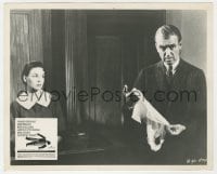 7h073 ANATOMY OF A MURDER English FOH LC 1959 James Stewart shows Kathryn Grant lace undergarments!