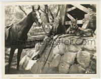 7h655 MOUNTAIN JUSTICE 8x10 still 1937 Josephine Hutchinson with her trusty steed & beloved dog!