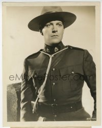 7h803 ROSE MARIE 8x10 still 1936 c/u of Nelson Eddy as Sergeant Bruce of the Northwest Mounted!