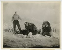 7h816 SEA DEVILS 8.25x10 still 1937 Victor McLaglen & men stranded in snowy wasteland after wreck!