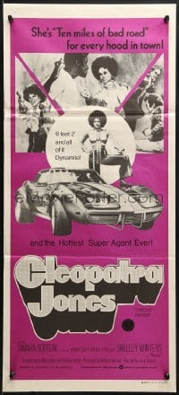 7j212 CLEOPATRA JONES Aust daybill 1973 dynamite Tamara Dobson is the hottest super agent ever!