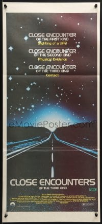 7j215 CLOSE ENCOUNTERS OF THE THIRD KIND Aust daybill 1977 Steven Spielberg sci-fi classic!