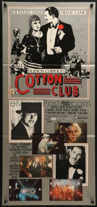 7j231 COTTON CLUB Aust daybill 1984 directed by Francis Ford Coppola, Richard Gere, Diane Lane!