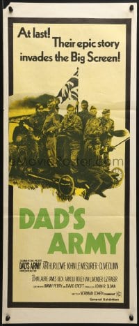 7j247 DAD'S ARMY Aust daybill 1971 English World War II comedy from the TV series!