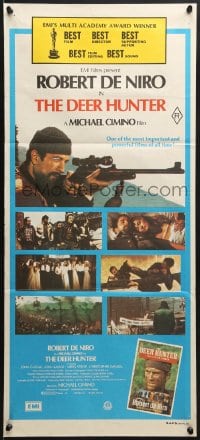 7j262 DEER HUNTER Aust daybill 1979 directed by Michael Cimino, Robert De Niro, Christopher Walken