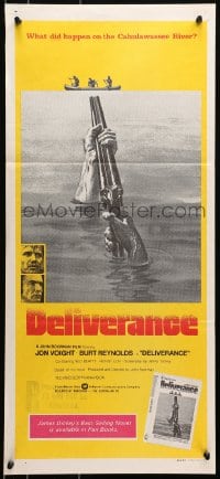 7j265 DELIVERANCE Aust daybill 1972 Jon Voight, Burt Reynolds, Ned Beatty, John Boorman classic!