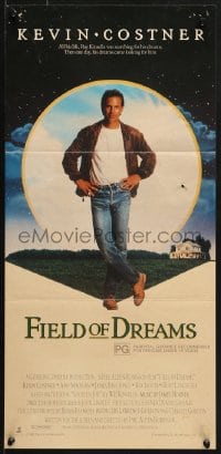 7j344 FIELD OF DREAMS Aust daybill 1989 Costner baseball classic, if you build it, they will come!
