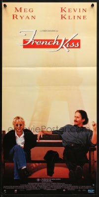 7j376 FRENCH KISS Aust daybill 1995 Meg Ryan, Kevin Kline, directed by Lawrence Kasdan!