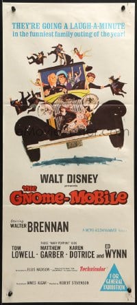 7j403 GNOME-MOBILE Aust daybill 1969 Disney fantasy, Walter Brennan, Tom Lowell, Matthew Garber!