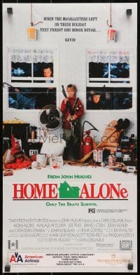 7j460 HOME ALONE Aust daybill 1990 classic Macaulay Culkin, Daniel Stern, Joe Pesci!
