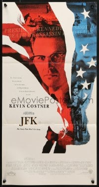 7j499 JFK Aust daybill 1992 directed by Oliver Stone, Kevin Costner as Jim Garrison!