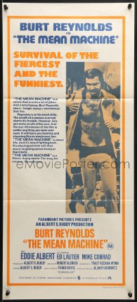 7j553 LONGEST YARD Aust daybill 1974 Robert Aldrich prison football sports comedy, Burt Reynolds!