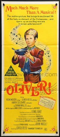 7j642 OLIVER Aust daybill 1969 Charles Dickens, art of Mark Lester, who wants some more!
