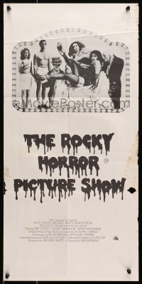 7j731 ROCKY HORROR PICTURE SHOW Aust daybill 1975 Curry w/Sarandon, Hinwood, Quinn, Little Nell!