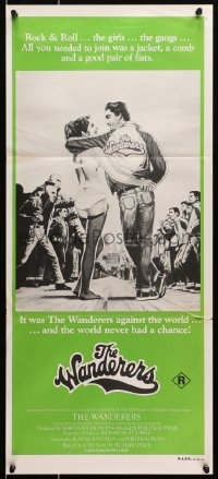 7j926 WANDERERS Aust daybill 1979 Ken Wahl in Kaufman's 1960s New York City teen gang cult classic