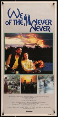 7j935 WE OF THE NEVER NEVER Aust daybill 1983 Angela Punch McGregor, Arthur Dignam!