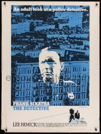 7k046 DETECTIVE 30x40 1968 Frank Sinatra as gritty New York City cop, an adult look at police!