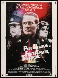 7k057 FORT APACHE THE BRONX 30x40 1981 Paul Newman, Edward Asner & Ken Wahl as New York City cops!