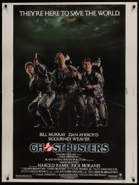 7k060 GHOSTBUSTERS 30x40 1984 Bill Murray, Aykroyd & Harold Ramis are here to save the world!