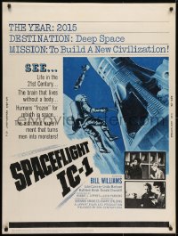7k120 SPACEFLIGHT IC-1 30x40 1965 sci-fi, frozen humans are used to build a new civilization!