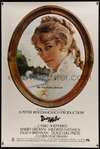 7k268 DAISY MILLER 40x60 1974 Peter Bogdanovich directed, cool Cybill Shepherd portrait!