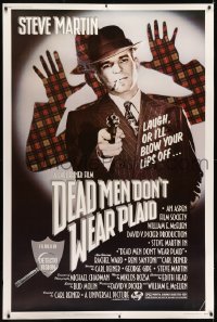 7k274 DEAD MEN DON'T WEAR PLAID 40x60 1982 Steve Martin will blow your lips off if you don't laugh!