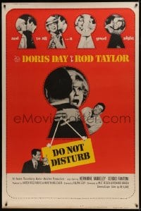 7k278 DO NOT DISTURB style Z 40x60 1965 Doris Day, Rod Taylor, Hermione Baddeley!