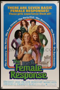 7k293 FEMALE RESPONSE 40x60 1972 sexy Jennifer Welles & other sexy babes!