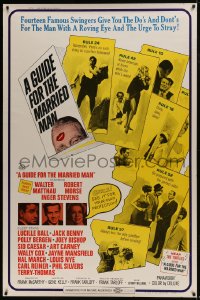 7k311 GUIDE FOR THE MARRIED MAN 40x60 1967 written by America's most famous swingers!