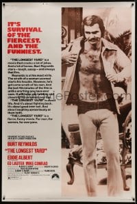7k337 LONGEST YARD 40x60 1974 Robert Aldrich prison football sports comedy, Burt Reynolds!