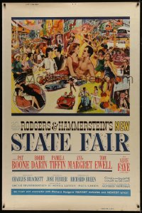 7k396 STATE FAIR style Z 40x60 1962 Pat Boone, Ann-Margret, Rodgers & Hammerstein musical!