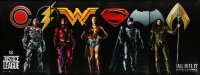 7k190 JUSTICE LEAGUE set of 4 special wilding posters 2017 full-length Gadot, Affleck, ultra rare!