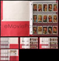 7m013 LOT OF 50 REPRODUCTION KINGS AND QUEENS OF ENGLAND ENGLISH CIGARETTE CARDS 1990s complete!